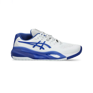 Asics Gel-Resolution X (2E Wide) Mens White/Dark Colbalt