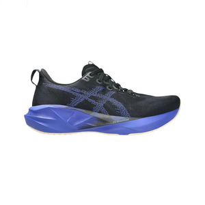 Mens Shoes: Asics Novablast 5 (2E Wide) Mens Black/Cobalt Burst