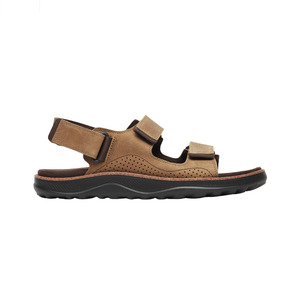 Mens Sandals: Merrell Cove Leather Backstrap Sandal Mens Coffee