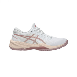 Sports Netball Court: Asics Gel-Netburner 21 (D Wide) Bio Womens White/Morganite