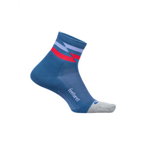 Feetures Elite Light Cushion Quarter Blue Track