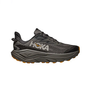 Mens Shoes: Hoka Challenger 8 GTX (D Standard) Mens Asphalt Grey/Varsity Yellow