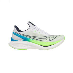 Mens Shoes: Saucony Endorphin Pro 5 (D Standard) Mens White/Slime