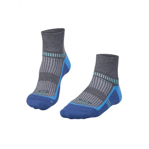 Accessories Socks: Falke Stride Anklet Azure Blue/Grey Heather