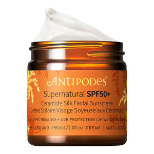 Antipodes: Supernatural SPF50+ Ceramide Silk Sunscreen