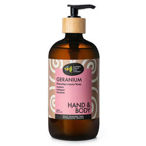 Australian Natural Soap Company: Hand & Body Wash - Geranium