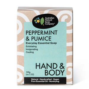 Australian Natural Soap Company: Hand & Body Soap - Peppermint & Pumice