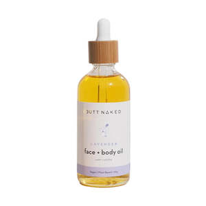 Butt Naked Body: Lavender Face Cleanser + Body Oil