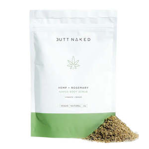 Butt Naked Body: Hemp + Rosemary Body Scrub
