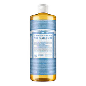 Dr Bronners: 18-In-1 Pure-Castile Magic Soap - Baby Unscented