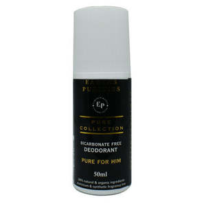 Earths Purities: Pure Bicarbonate Free Deodorant For Him