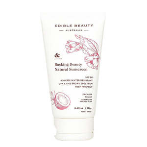 Edible Beauty: Basking Beauty Natural Sunscreen SPF 50