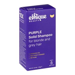 Purple Solid Shampoo for Blonde & Grey Hair