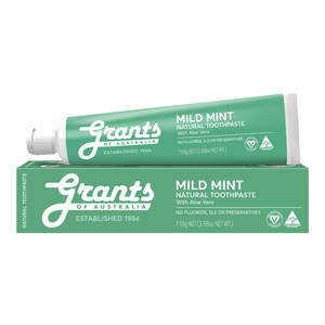 Mild Mint Natural Toothpaste - Fluoride Free