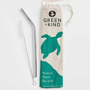 Stainless Steel Bent Straw - Single Straw