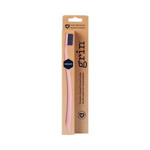 100% Recycled Charcoal-Infused Toothbrush - Medium
