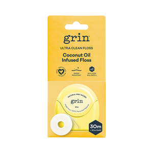 Grin: Ultra Clean Coconut Oil Infused Floss