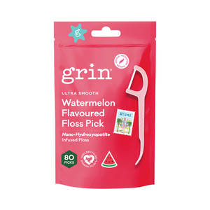 Grin: Ultra Smooth Watermelon Flavoured Floss Picks