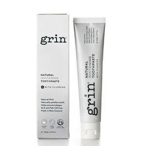 Grin: Natural Whitening Toothpaste with Fluoride