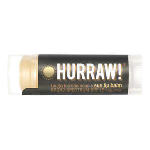 Hurraw Lip Balm: Sun Lip Balm SPF15 - Tangerine Chamomile