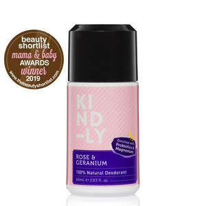 Kind Ly: 100% Natural Deodorant - Rose & Geranium