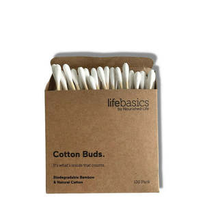 Bamboo Stem Organic Cotton Buds