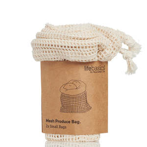 Unbleached Cotton Mesh Produce Bag