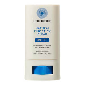 Little Urchin: Natural Zinc Stick SPF 50+ - Clear
