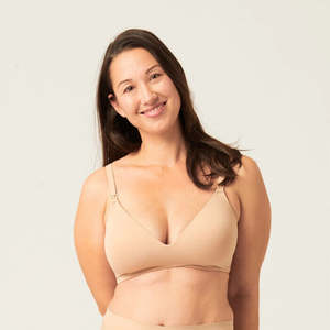 Breastfeeding Bra Leak Proof - Cashew