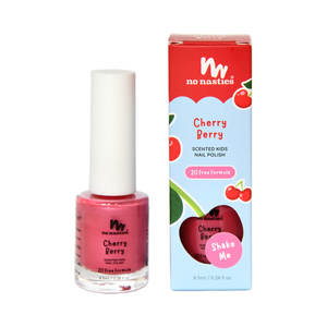 No Nasties: Kids Scented Nail Polish - Cherry Berry