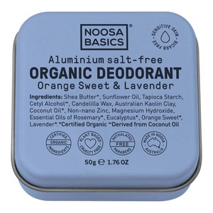 Bi-Carb Free Deodorant Cream Tin - Orange Sweet & Lavender
