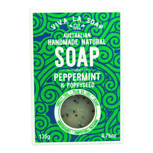 Natural Soap - Peppermint & Poppyseed