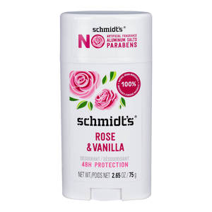 Schmidts Natural Deodorant: Schmidt's Rose + Vanilla Deodorant Stick