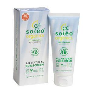 Soleo Organics: Soléo Organics Face Formula Moisturising Sunscreen