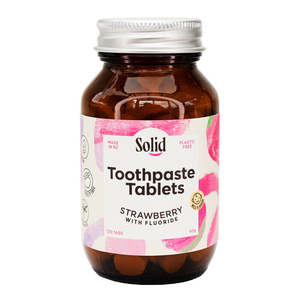 Toothpaste Tablets - Strawberry with Fluoride