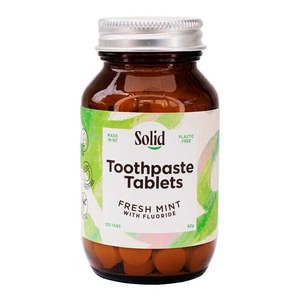 Solid: Toothpaste Tablets - Fresh Mint with Fluoride