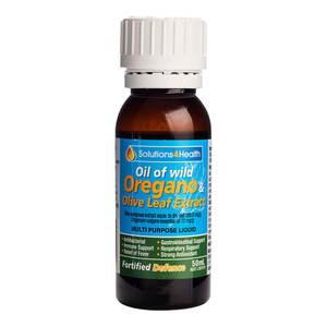 Solutions 4 Health: Oil of Wild Oregano & Olive Leaf Extract - Fortified Defence
