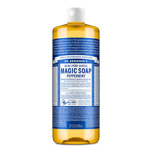18-In-1 Pure-Castile Magic Soap - Peppermint