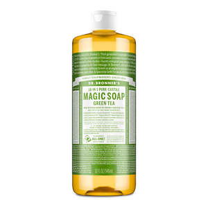 Dr Bronners: 18-In-1 Pure-Castile Magic Soap - Green Tea