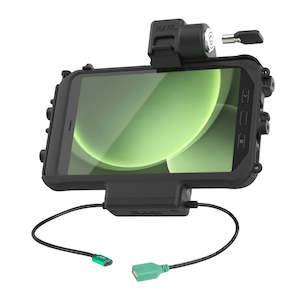 RAM Low-Profile Locking Power + Single USB Dock for Tab Active5 & 3