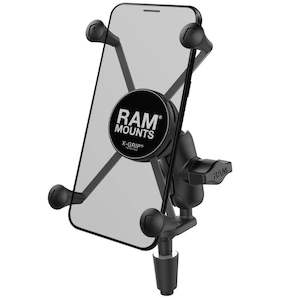 RAM X-Grip Universal Phablet Cradle with Fork Stem Motorcycle Mount