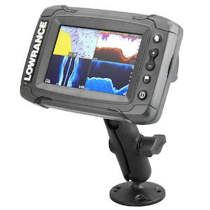 Complete Mounts: RAM Marine Lowrance Electronics Base - Elite / Mark 4 - "LIGHT USE"