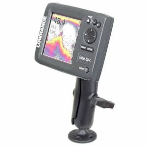 RAM Marine Lowrance Electronic Base - Elite & Hook Fishfinder - "RUGGED USE"