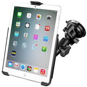 RAM iPad Mini 1-3 Cradle with Twist-lock Suction Cup Mount - No case / sleeve