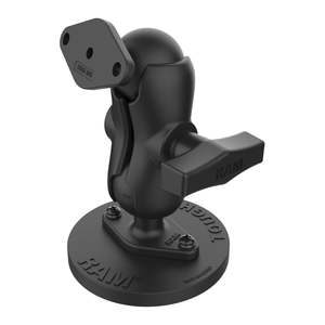 RAM Tough-Mag Heavy Duty Magnetic Mount with Diamond Plate - Short