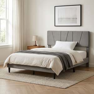 On Sale: Sable Double Bed Frame - Grey