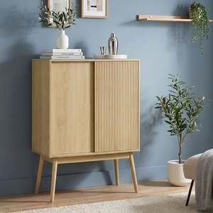 Clearance: Shawnee 2 Door Storage Cabinet - Oak