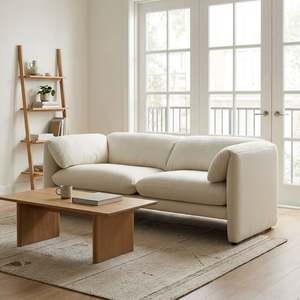 Marion Boucle 2 Seater Sofa - Cream