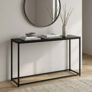 Slideshow Sale 1: Varel Console Table - Black