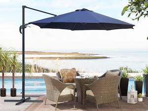 Toughout Totara Outdoor Cantilever Umbrella 3m - Navy